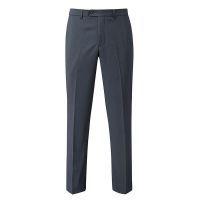 Greg Flat Front Trouser-Navy