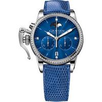 Graham Watch Chronofighter 1695 Lady Moon Blue Diamond