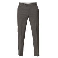 Greg Flat Front Trouser-Grey