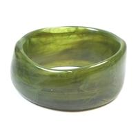 Green plastic bangle