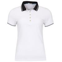 green lamb claudine club polo whiteblack