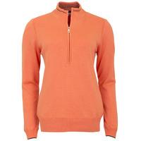 Green Lamb 2015 Brady Lined 1/2 Zip Sweater - Coral/Navy