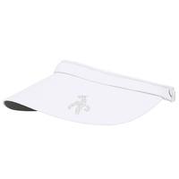 Green Lamb Darcy Diamante Visor White