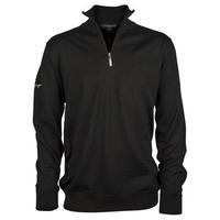 greg norman unlined zip neck merino black mediun