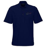 Greg Norman Protek Micro Polo Shirt - Navy Small
