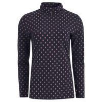 Green Lamb Rachel Printed Roll Neck - Navy / Rose