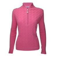 green lamb bella superwool sweater pink a5