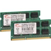 G.SKill SQ Series 8GB Kit SO-DIMM DDR3 PC3-8500 CL7 (FA-8500CL7D-8GBSQ)