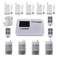 GSM Alarm System Burglar Home Anti Thieft Security Wireless Wired With PIR Door Sensor Voice SMS Call Android IOS App