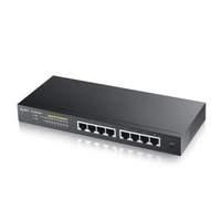 gs1900 8hp 8 port gbe l2 poe smart switch 8023at desktop fanless 70 wa ...