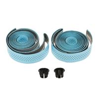 GUB 2pcs Washable Breathable Bike Bicycle Cycling Handlebar Bar Wrap Tapes Decoration Wet PU with End Caps Plugs Secure Grips