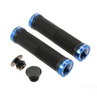 GUB 1 Pair of Bike Bicycle MTB Bike Handlebar Locking End Grips Anti-slip Cycling Handlebar Hand Grips with End Plugs Caps for Folding Mountain Bikes