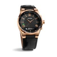 guess connect 43mm black rose gold c0002mb3