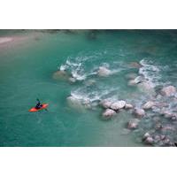 guided kayak descent on soca river from bovec