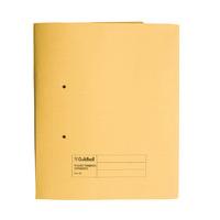 Guildhall Transfer Spring Pocket File Yellow - 25 Pack