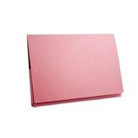 Guildhall Legal 420gsm Pocket Wallet Pink - 25 Pack