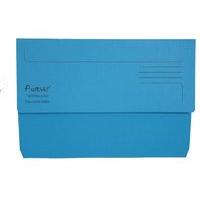 guildhall bright manilla wallet blue 25 pack