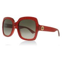 Gucci 0036S Sunglasses Red 005 54mm