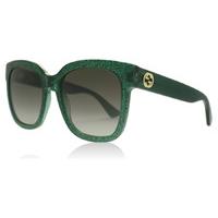 gucci 0034s sunglasses green 007 54mm