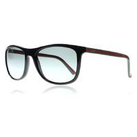 gucci gg1055s black sunglasses black green red 51nvk 55mm