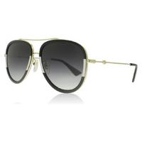 gucci 0062s sunglasses gold 006 57mm