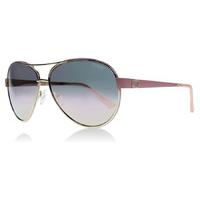 Guess 7443 Sunglasses Gold Pink / Rose Smoke 28C