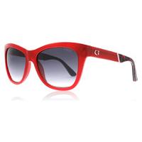 guess 7472 sunglasses milky red 69b 56mm