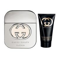 Gucci Guilty Platinum Eau De Toilette Spray 50ml Free Gift