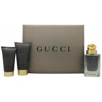 Gucci Made to Measure Gift Set 90ml EDT Spray + 75ml Aftershave Balm + 50ml Shower Gel