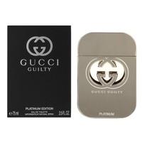 gucci guilty platinum edition eau de toilette spray 75 ml