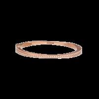 guess rose gold pvd crystal eternity bangle