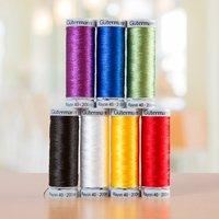 gutermann machine embroidery thread kit rayon 40 7 reels 406475