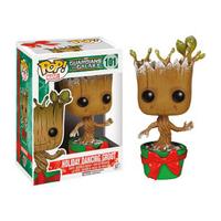 Guardians of the Galaxy Limited Edition Snowy Metallic Holiday Baby Groot Pop! Vinyl Figure