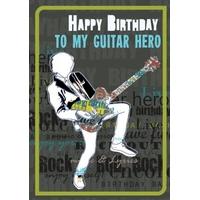 Guitar Hero | Personalised Birthday Card