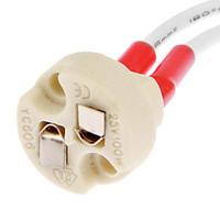 gu53 led light bulb socket base holder with wire