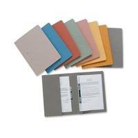 Guildhall (38mm) Transfer Spring Files with Inside Pocket Foolscap (Red) Pack 25