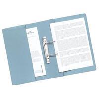 Guildhall Manilla (Foolscap) Transfer Spring File with Pocket (Blue) Pack of 25