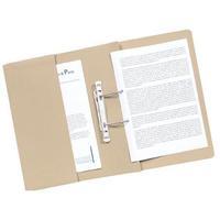 Guildhall Manilla (Foolscap) Transfer Spring File with Pocket (Buff) Pack of 25