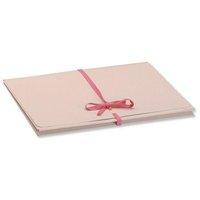 Guildhall Foolscap Merstham Manilla Legal Wallet with Pink Ribbon and 25mm Gusset (Buff) Pack of 25