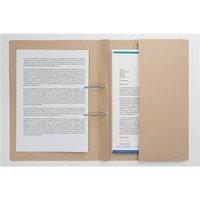 guildhall foolscap 315gm2 spring transfer file with back pocket buff p ...