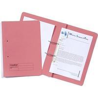 Guildhall Transfer Spring Files Capacity 38mm Foolscap (Pink) Pack of 50