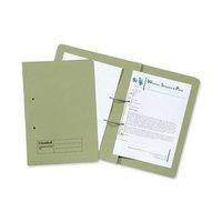 Guildhall Transfer Spring File 420gsm Pocket Foolscap Green 211/6002Z [Pack 25]