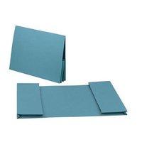 guildhall foolscap double pocket manilla legal wallet blue pack of 25