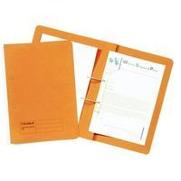 Guildhall Transfer Spring Files Capacity 38mm Foolscap (Orange) Pack of 50