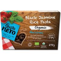 Gusto Nero Organic Black Jasmine Rice Pasta - Macaroni - 275g