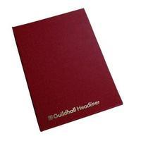 Guildhall 38 Series Headliner Account Book with 8 Cash Columns and 80