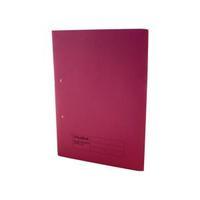 Guildhall Manilla Foolscap Transfer Spring File with Pocket Red Pack