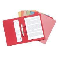 Guildhall Manilla Foolscap Transfer Spring File with Pocket Green Pack