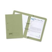 Guildhall Transfer Spring File 420gsm Pocket Foolscap Green 2116002Z