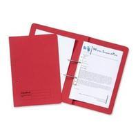 Guildhall Transfer Spring File 420gsm Pocket Foolscap Red 2116005Z